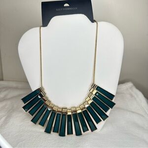 NEW Expression Necklace with Green Gems for details